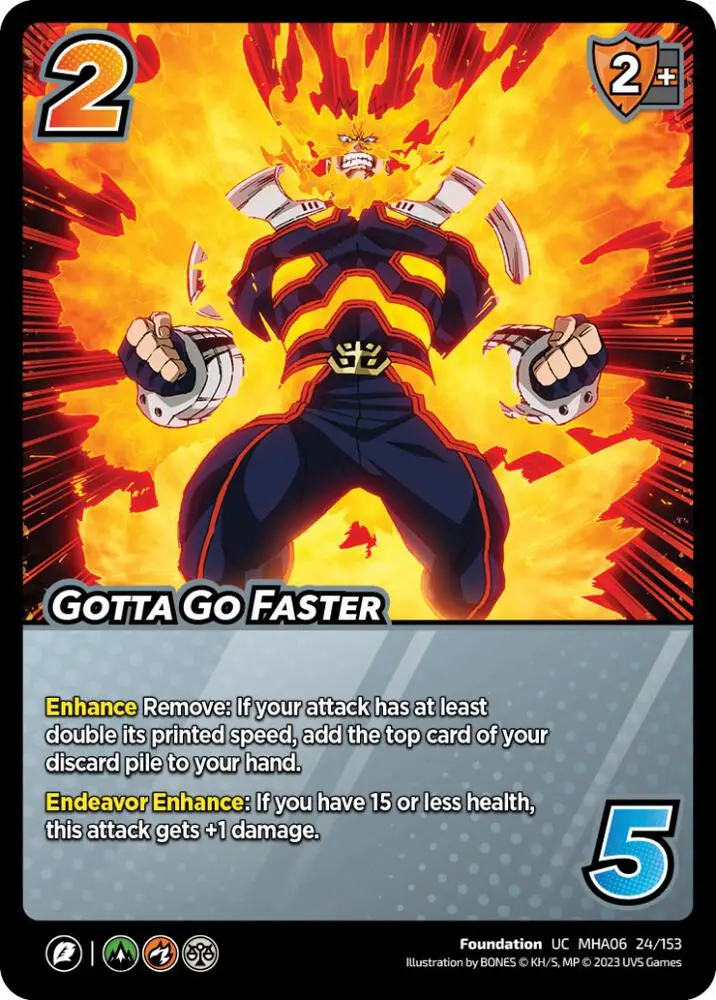 Gotta Go Faster card front