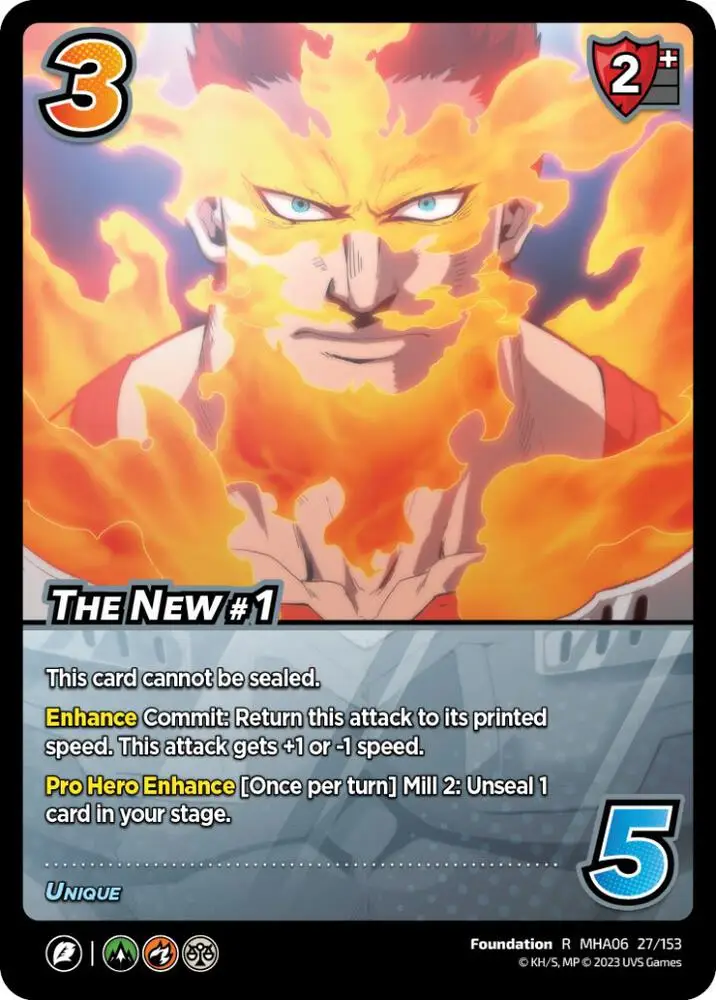 The New #1 card front