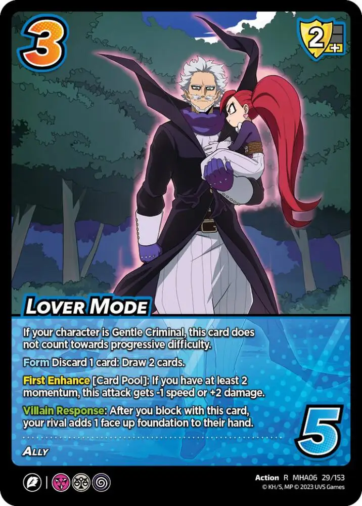 Lover Mode card front