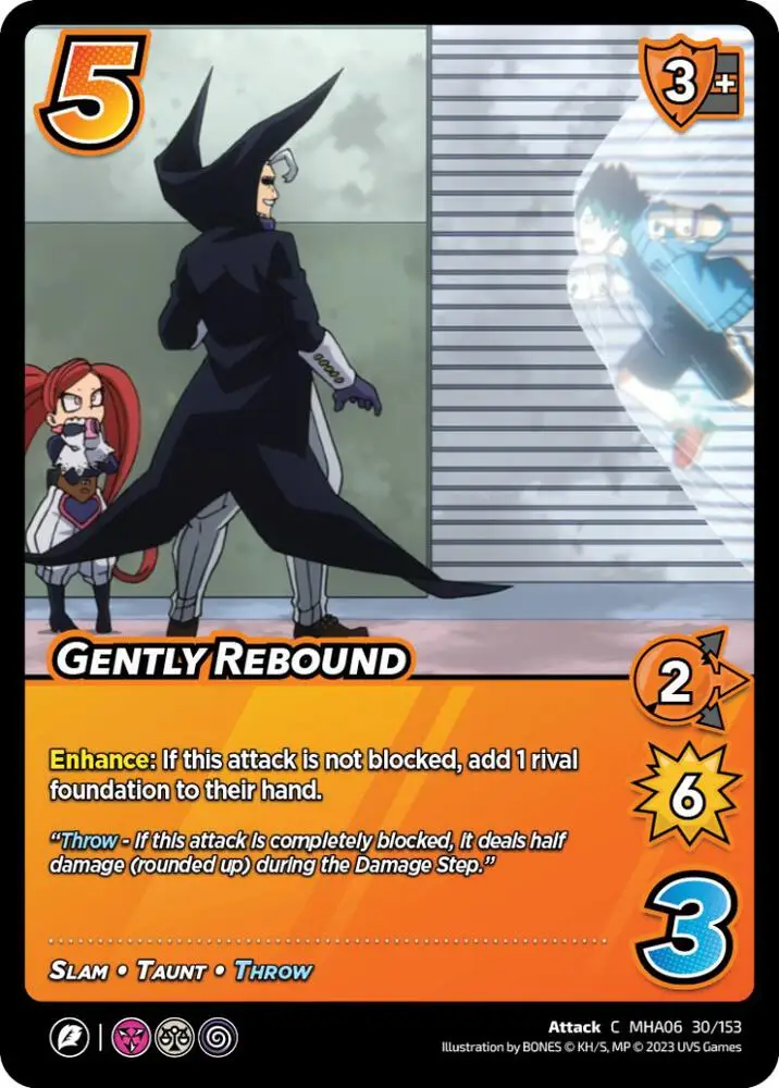 Gently Rebound card front