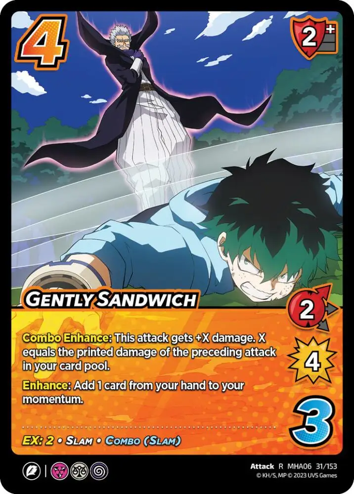 Gently Sandwich card front