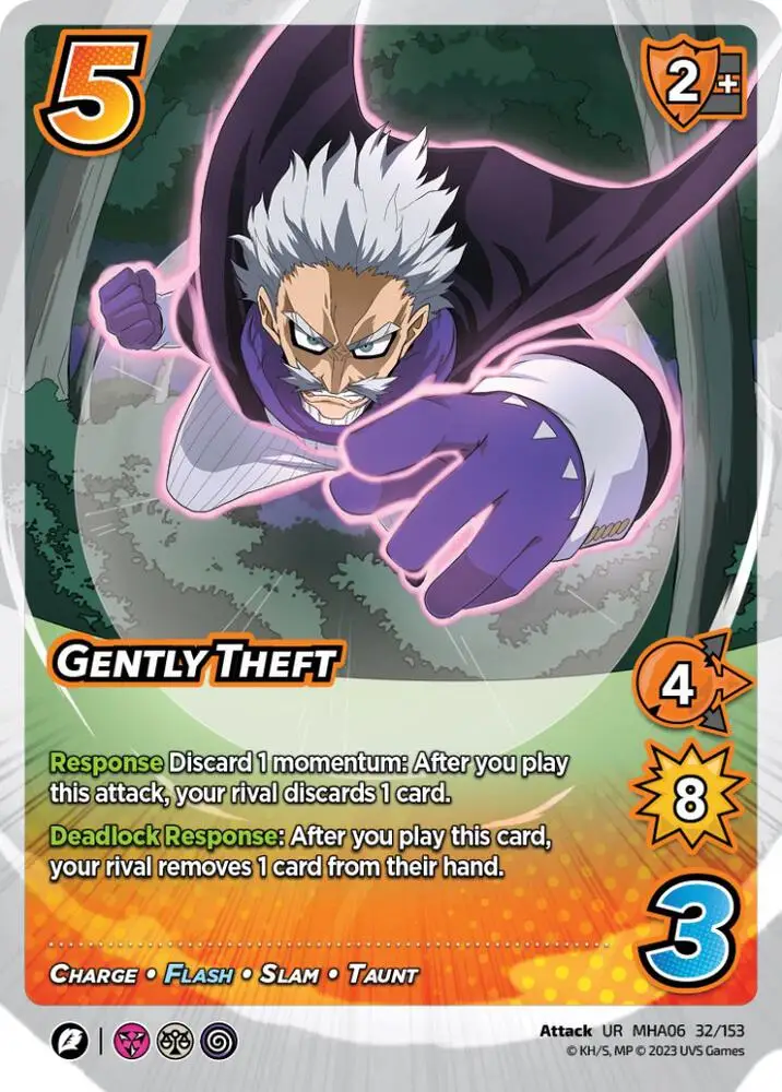 Gently Theft card front