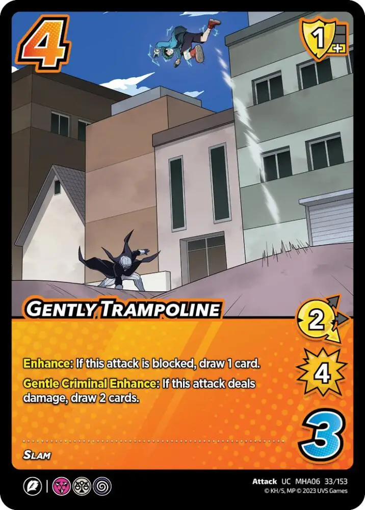 Gently Trampoline card front