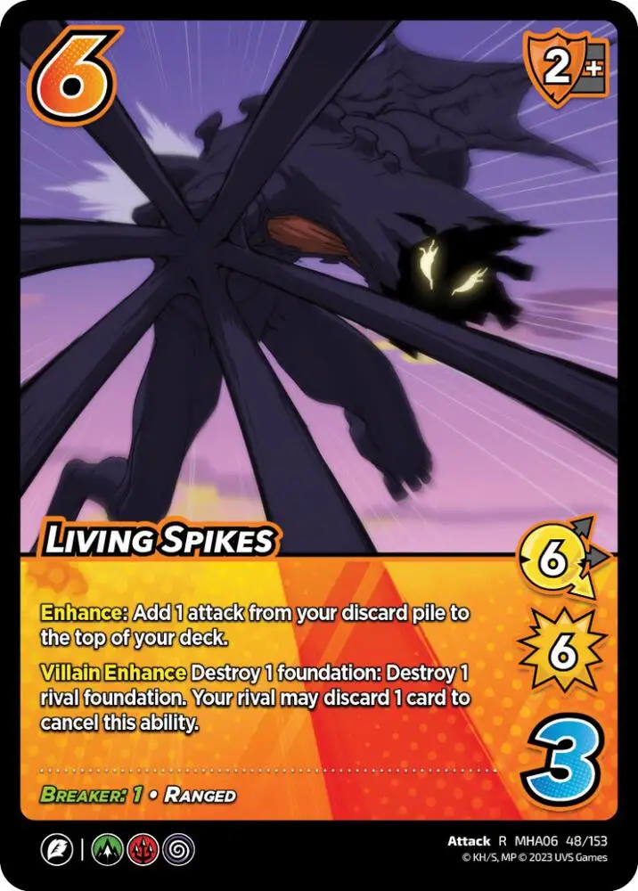 Living Spikes card front
