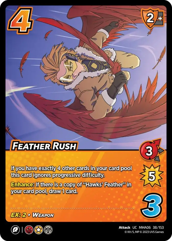 Feather Rush card front