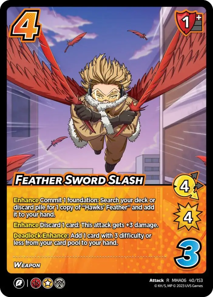 Feather Sword Slash card front