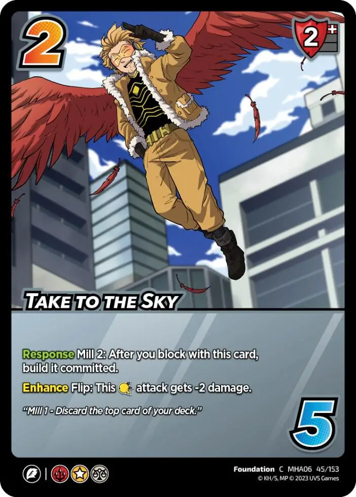 Take to the Sky card front
