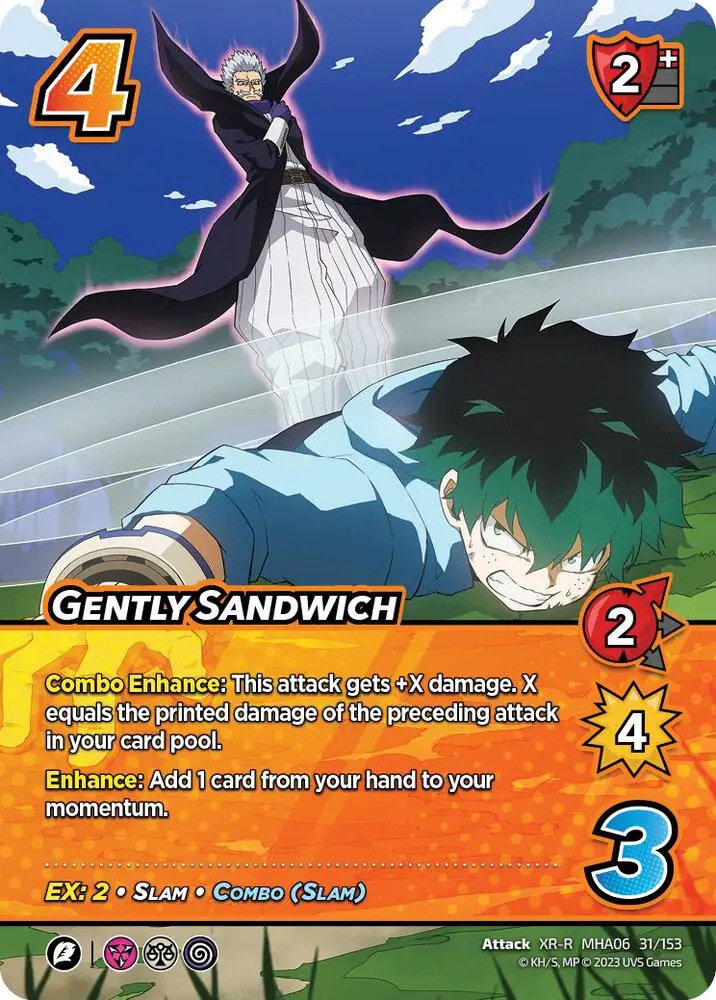 Gently Sandwich (XR) card front