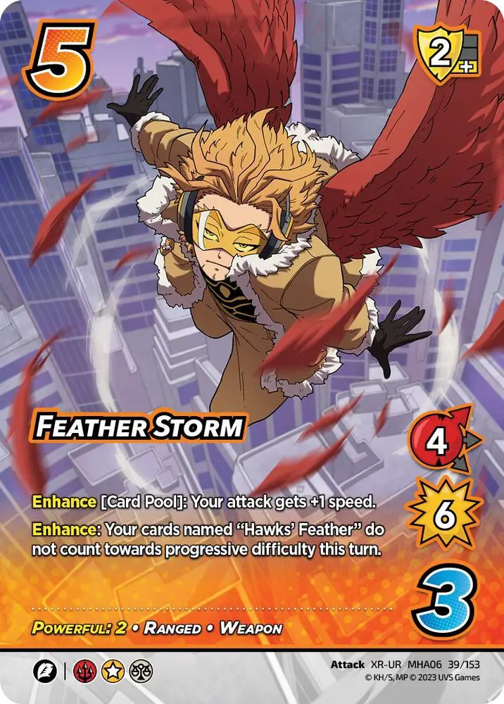 Feather Storm (XR) card front