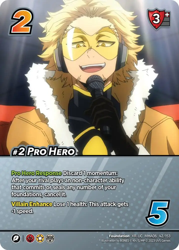 #2 Pro Hero (XR) card front