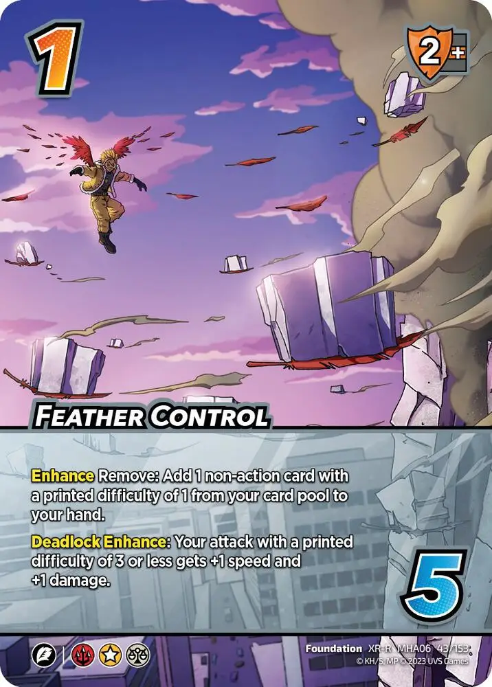 Feather Control (XR) card front