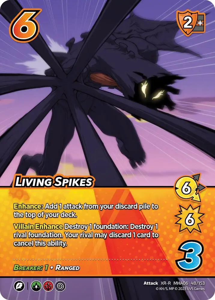 Living Spikes (XR) card front