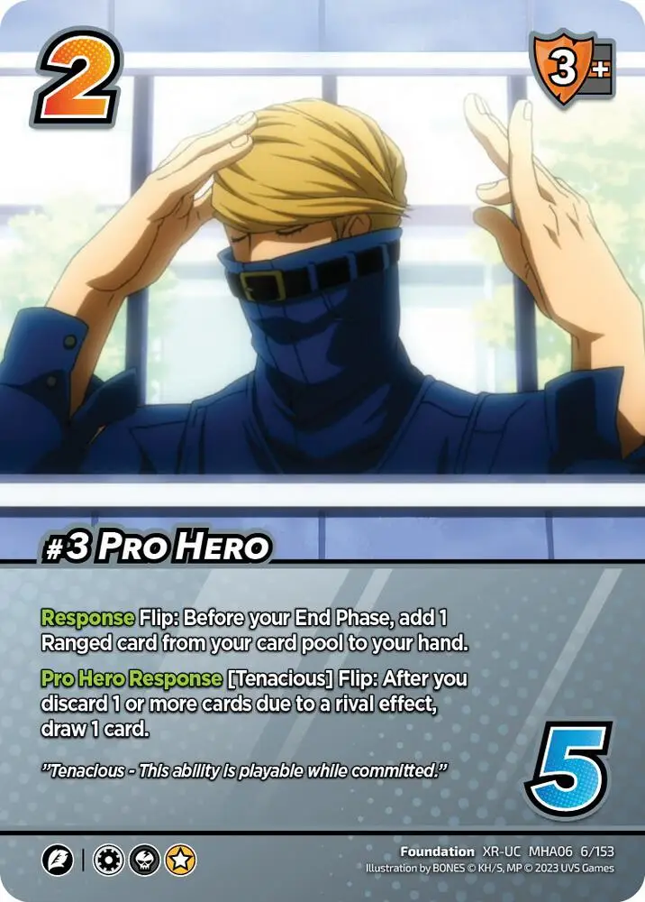 #3 Pro Hero (XR) card front