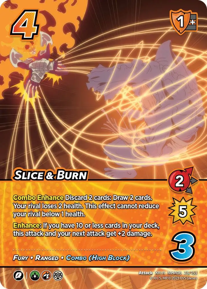 Slice & Burn (XR) card front