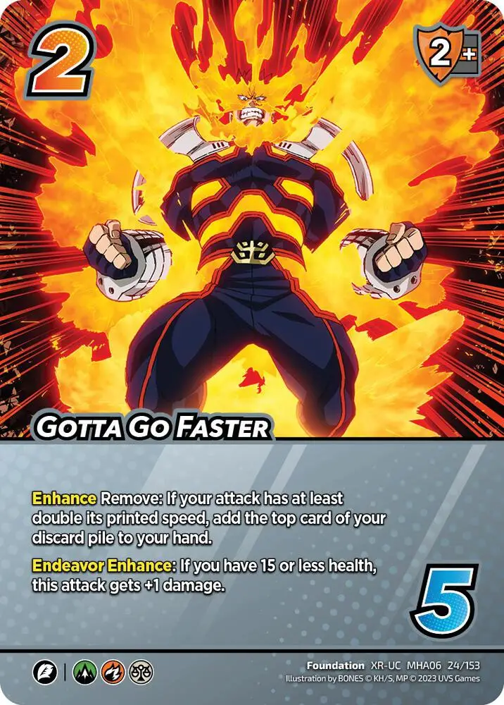 Gotta Go Faster (XR) card front