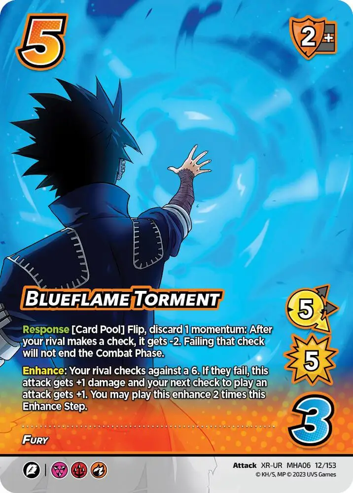 Blueflame Torment (XR) card front