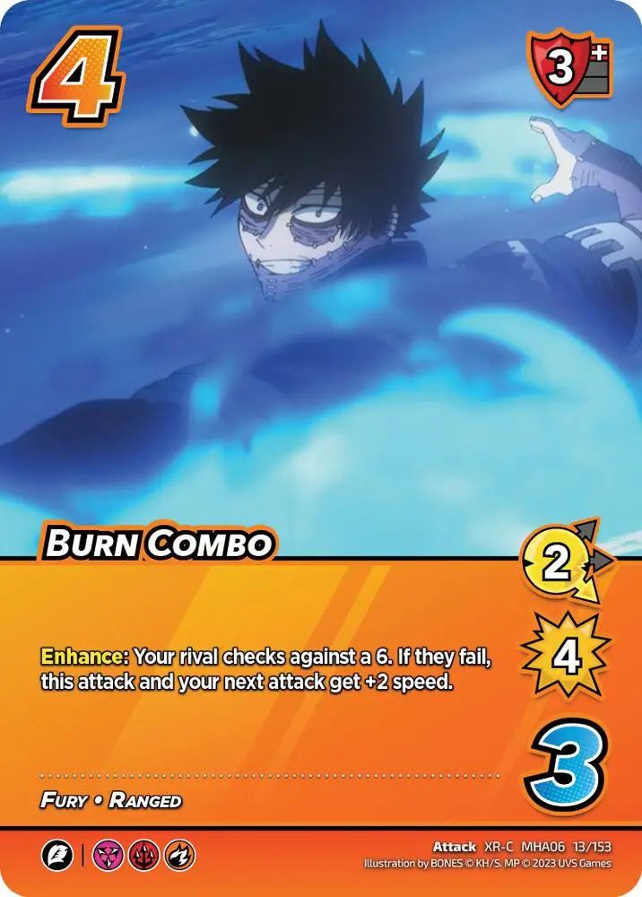 Burn Combo (XR) card front