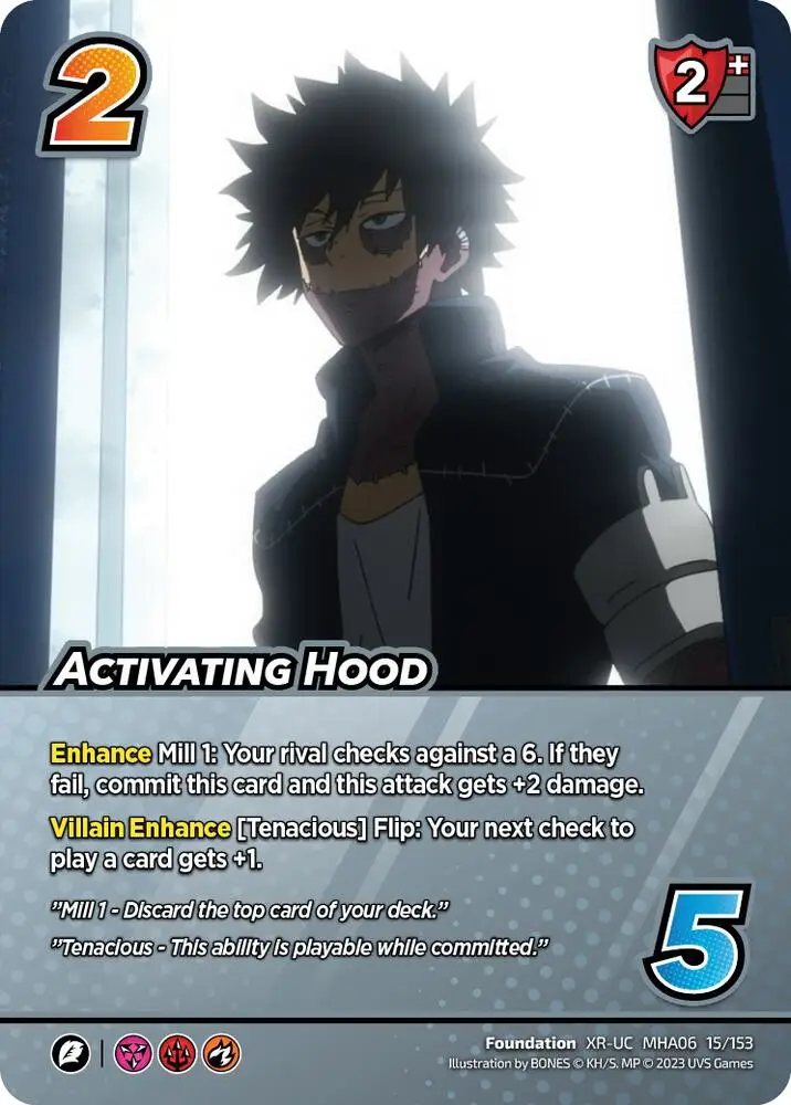 Activating Hood (XR) card front