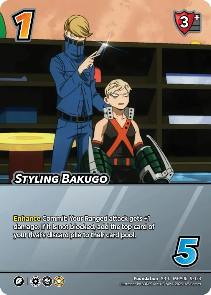 Styling Bakugo (XR) card front
