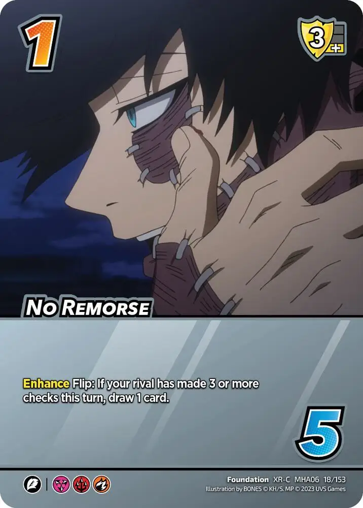 No Remorse (XR) card front