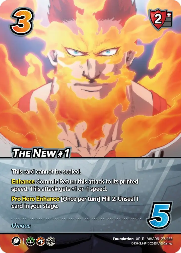 The New #1 (XR) card front