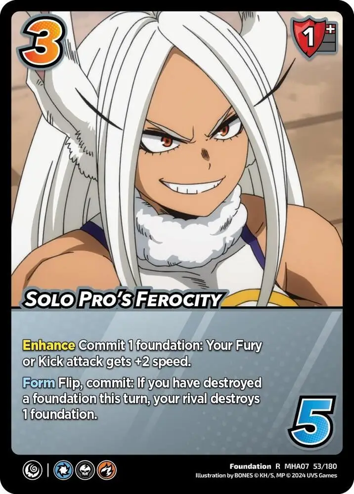Solo Pro's Ferocity card front