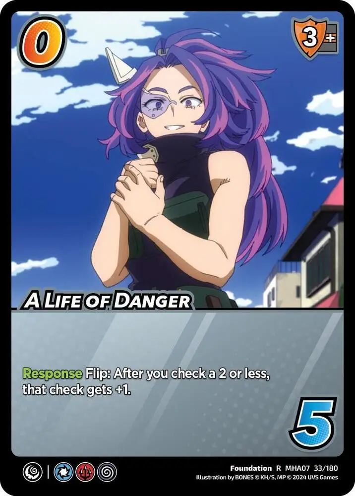 A Life of Danger card front