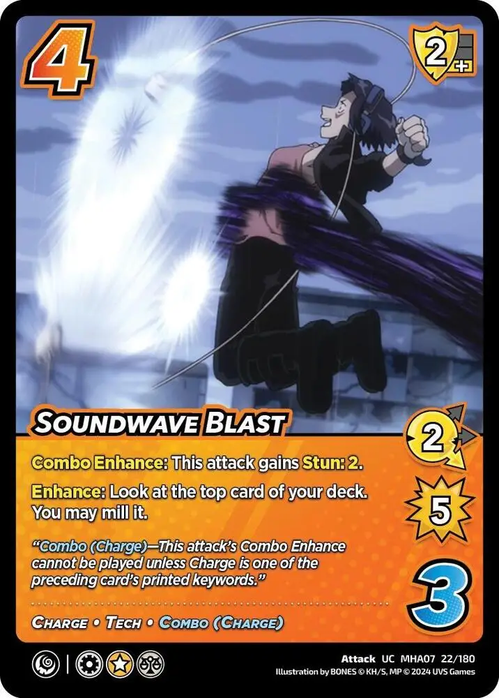 Soundwave Blast card front