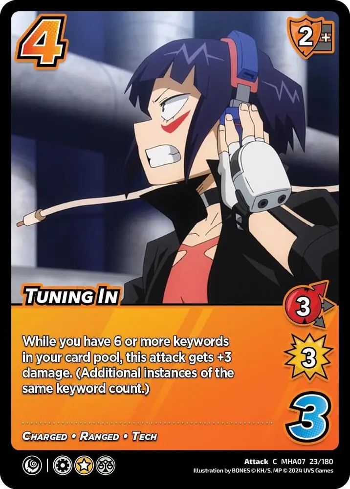Tuning In card front