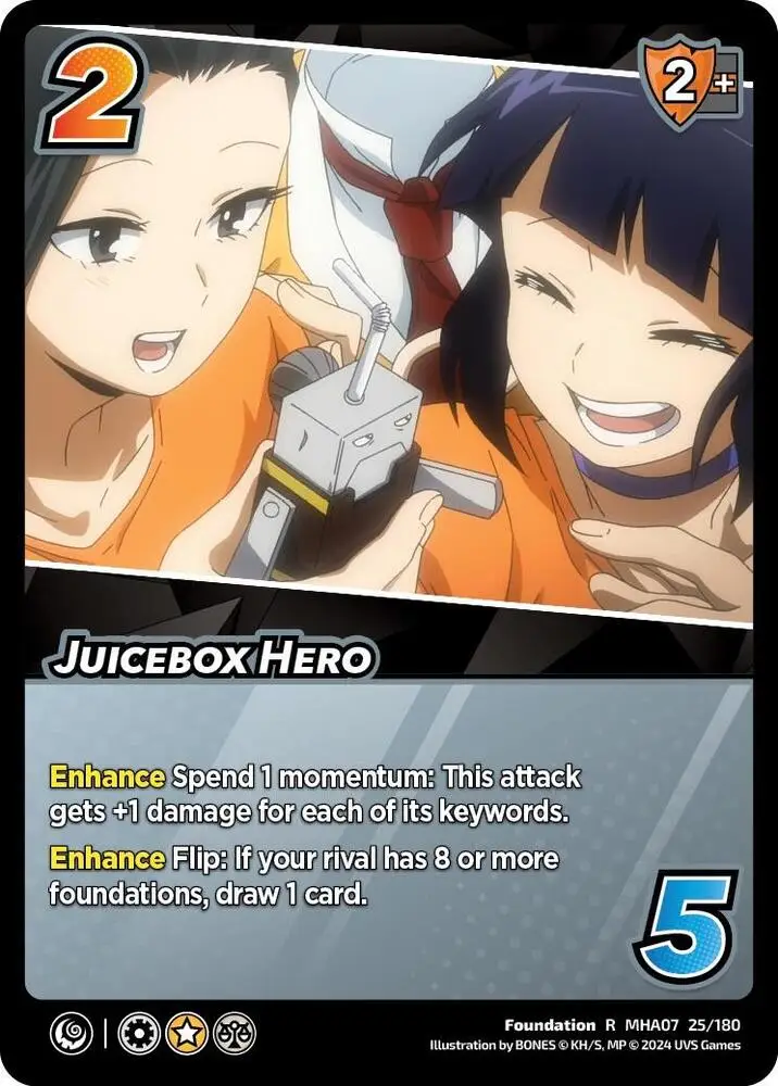 Juicebox Hero card front