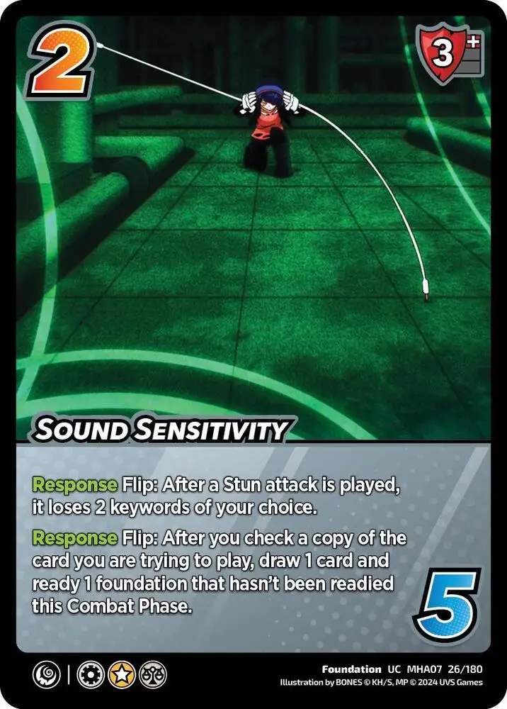 Sound Sensitivity card front