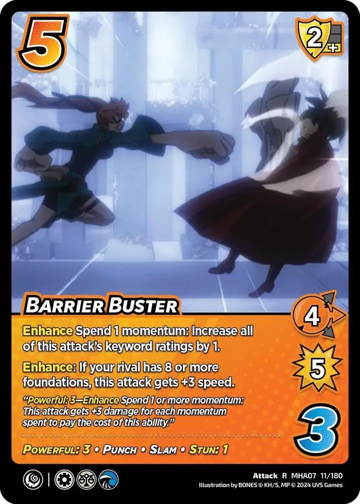 Barrier Buster card front