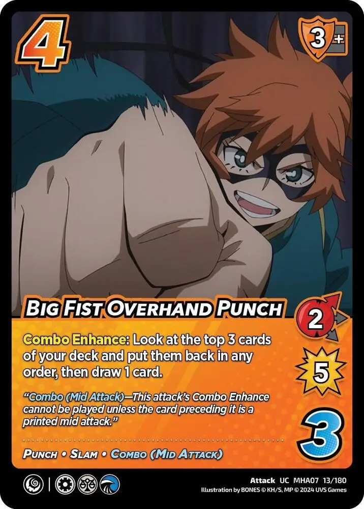 Big Fist Overhand Punch card front