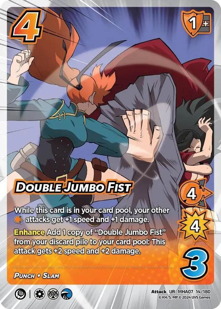 Double Jumbo Fist card front
