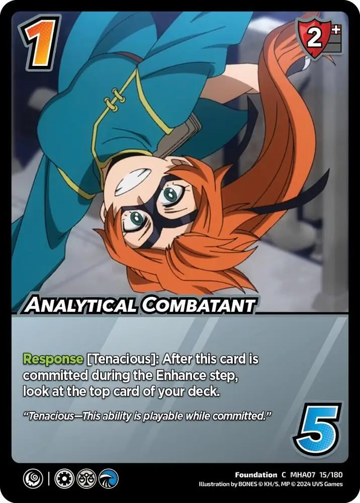 Analytical Combatant card front