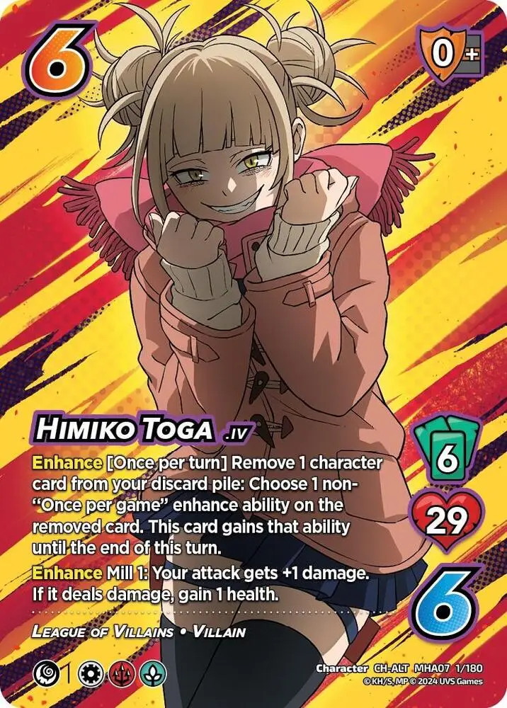Himiko Toga (Alternate Art) card front