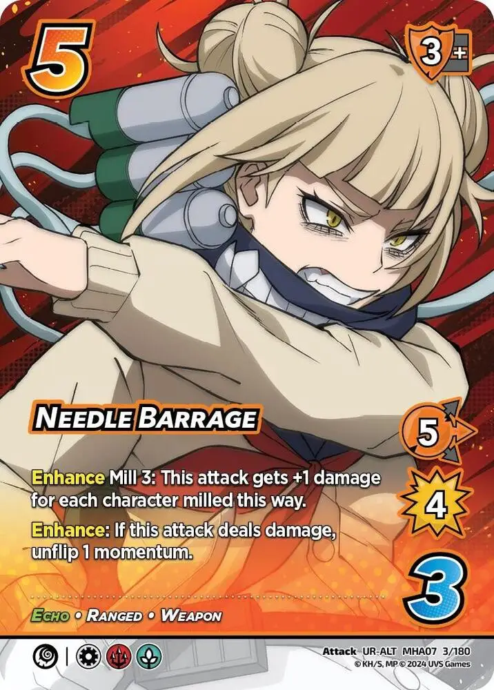 Needle Barrage (Alternate Art) card front