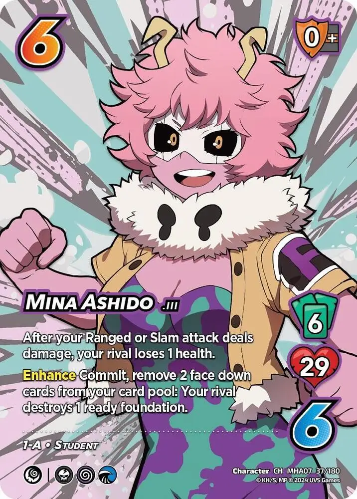 Mina Ashido card front
