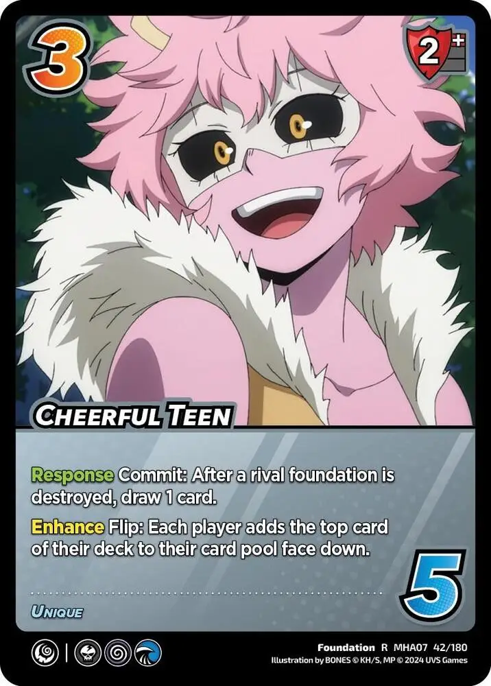 Cheerful Teen card front