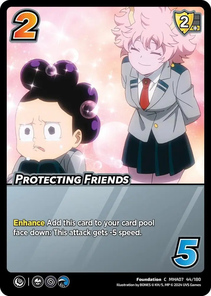 Protecting Friends card front