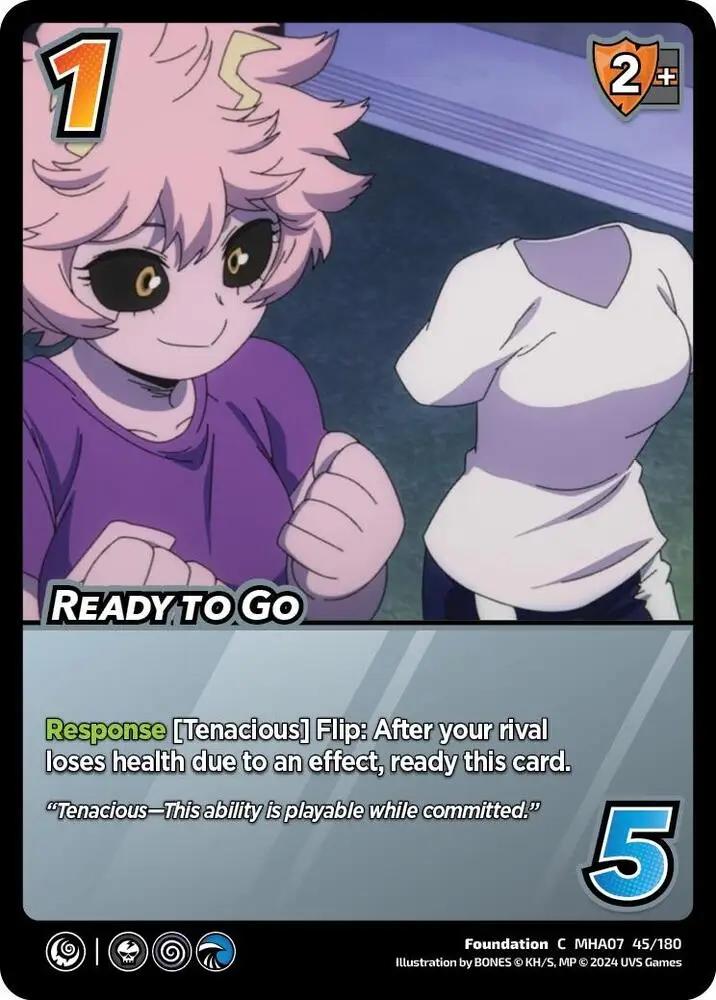 Ready to Go card front