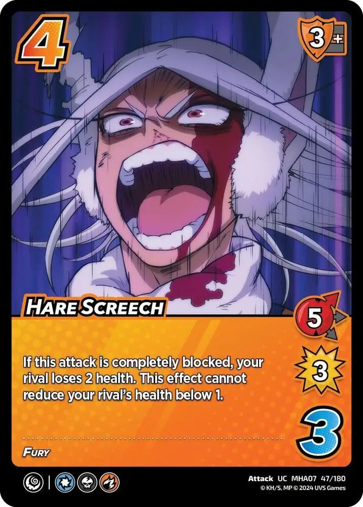 Hare Screech card front