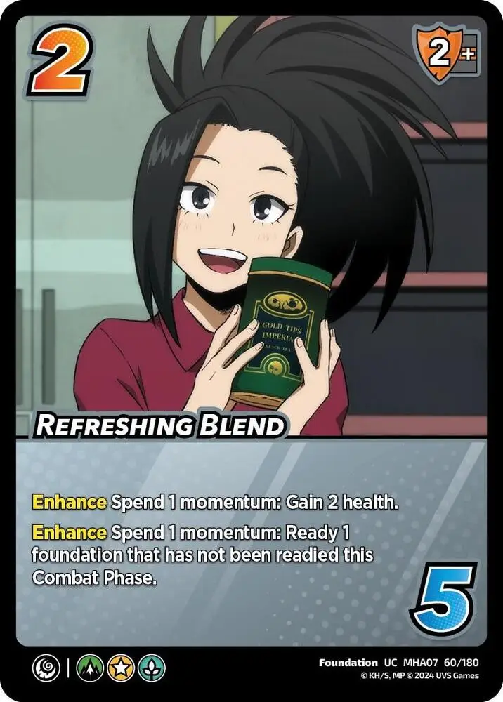 Refreshing Blend card front