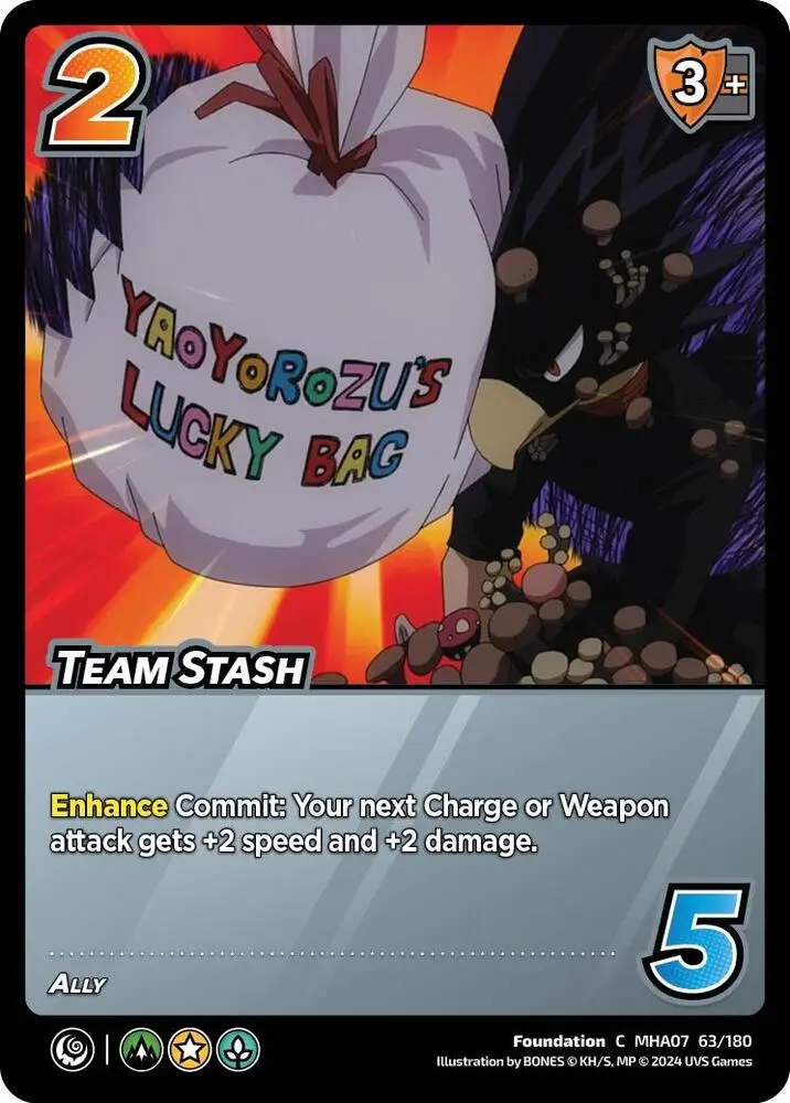 Team Stash card front
