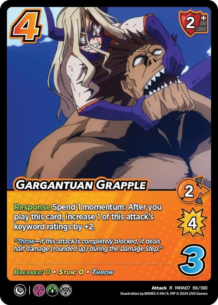 Gargantuan Grapple card front
