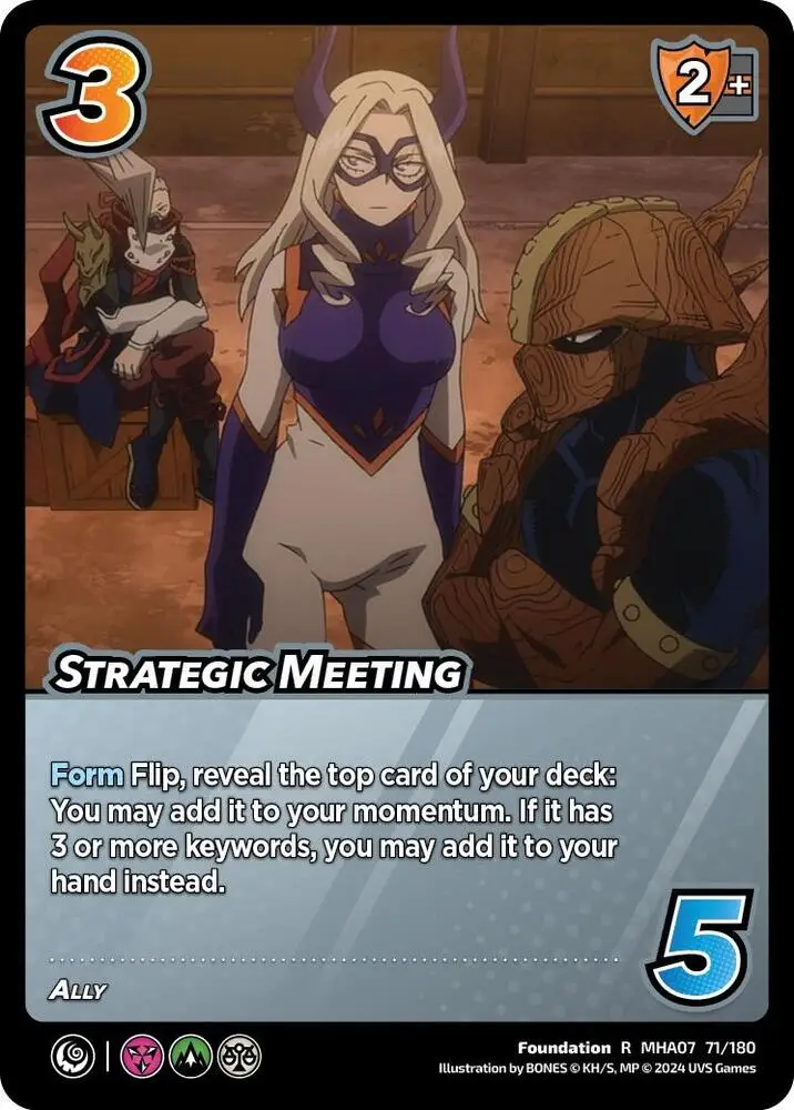 Strategic Meeting card front