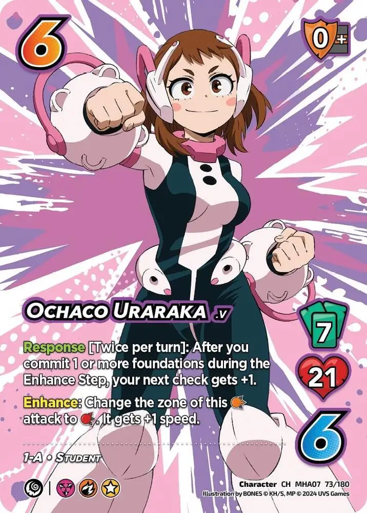 Ochaco Uraraka card front