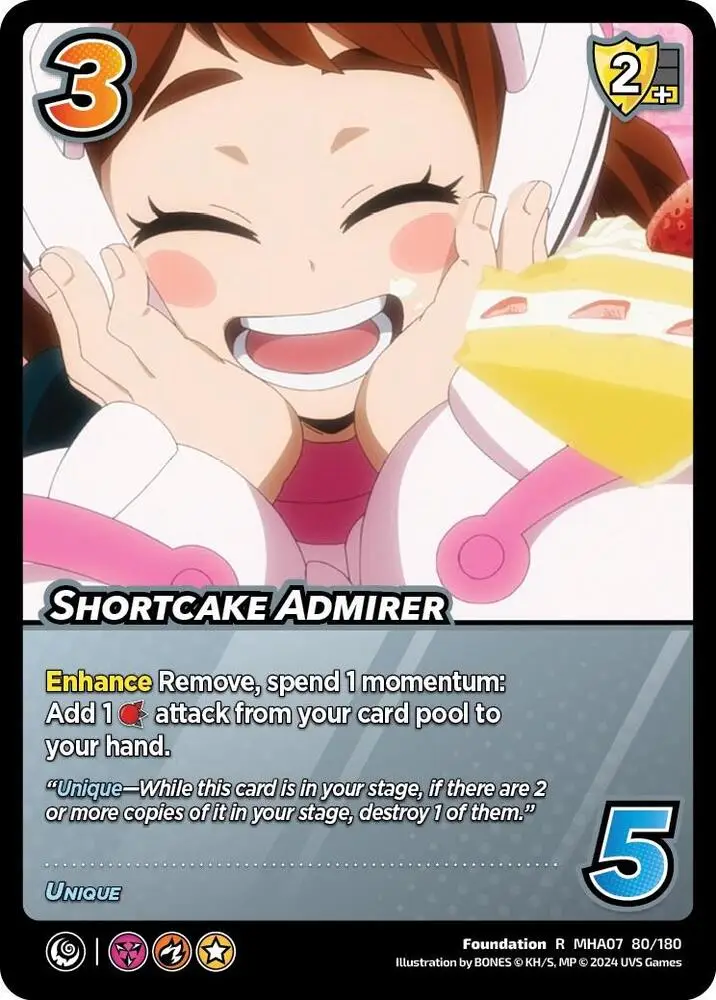 Shortcake Admirer card front