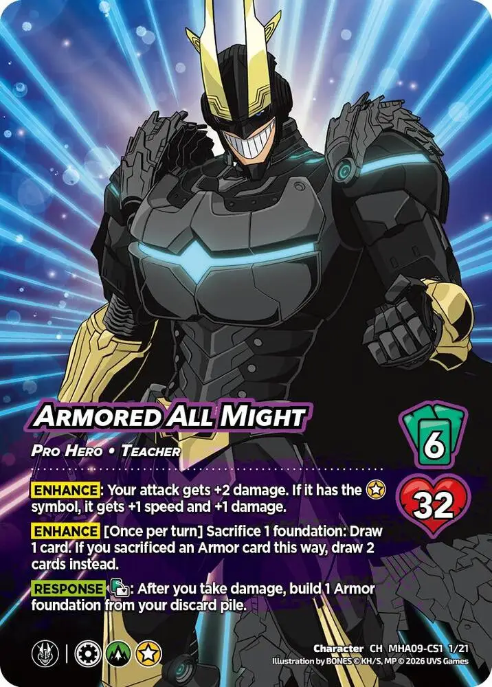 Armored All Might card front