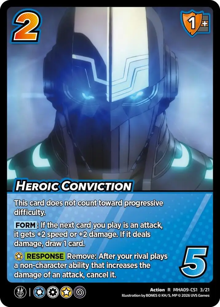 Heroic Conviction card front